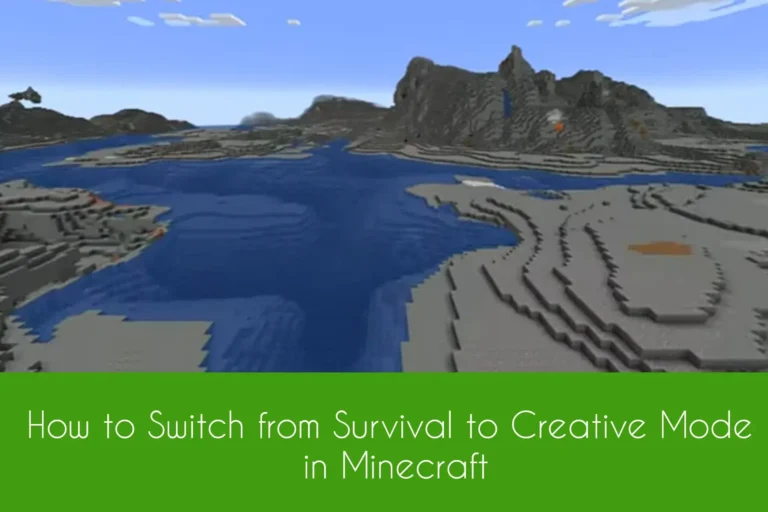 How to Switch from Survival to Creative Mode in Minecraft  