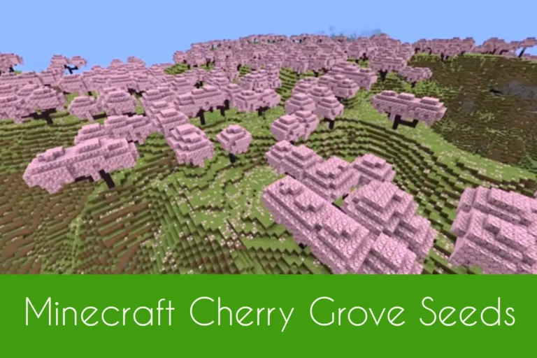 Minecraft Cherry Grove Seeds