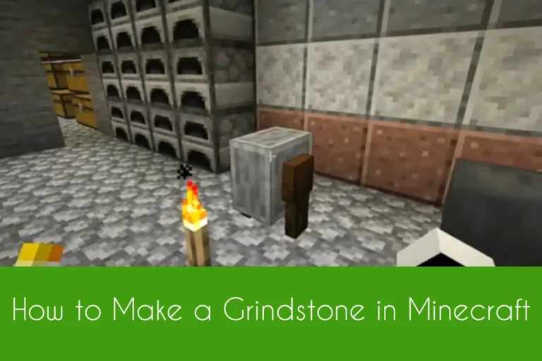 How To Make A Grindstone in Minecraft