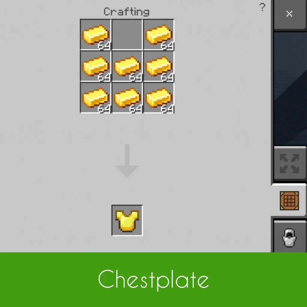 Crafting Chestplate