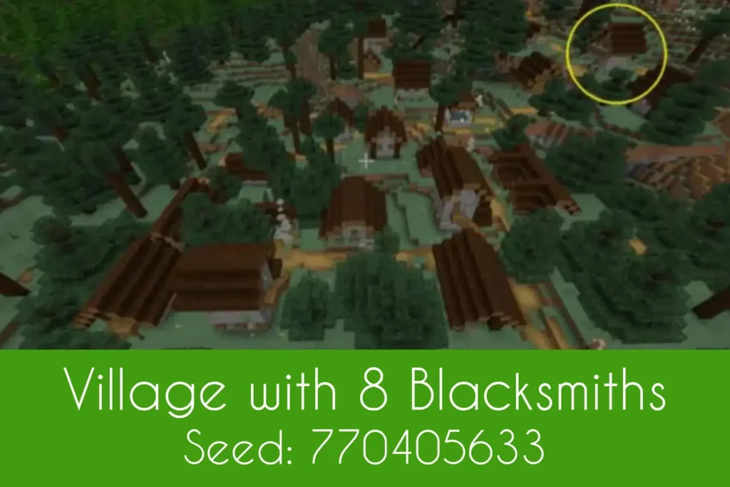 Village with 8 Blacksmiths