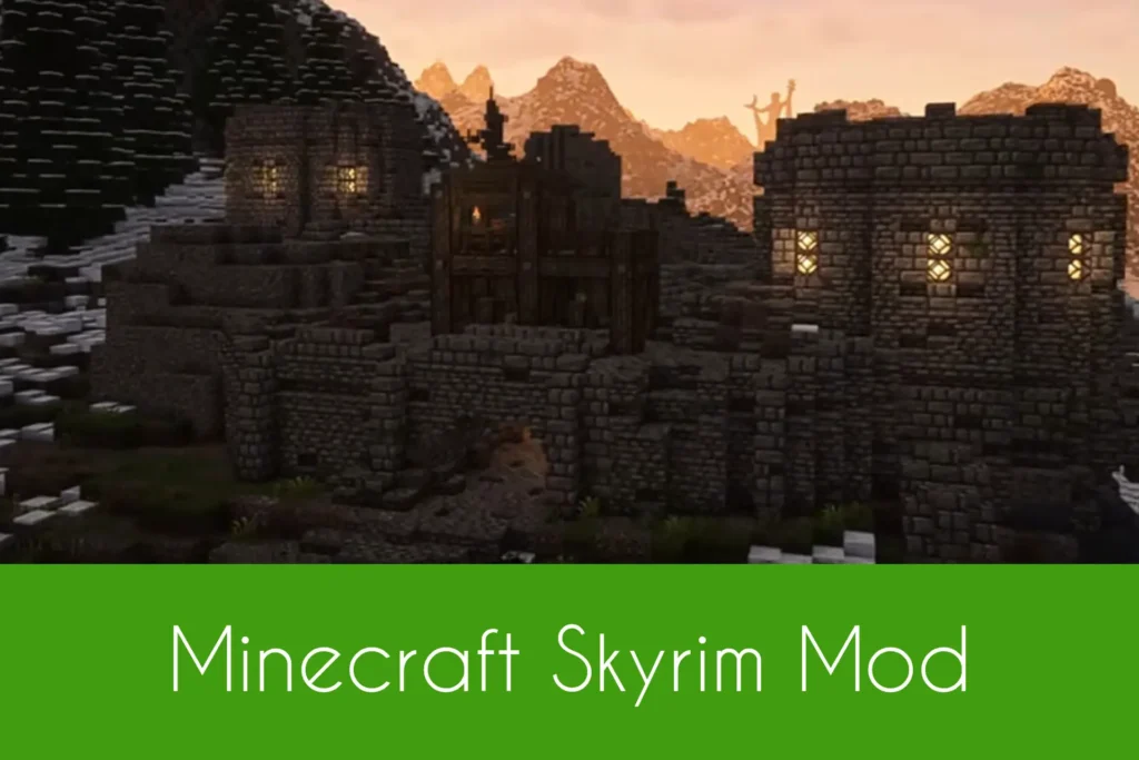 Minecraft Skyrim Mod