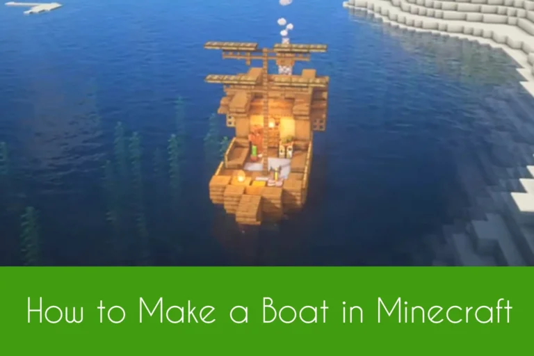 How To Make a Boat in Minecraft