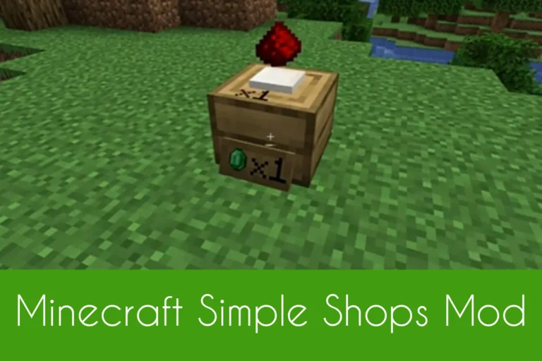 Minecraft Simple Shops Mod