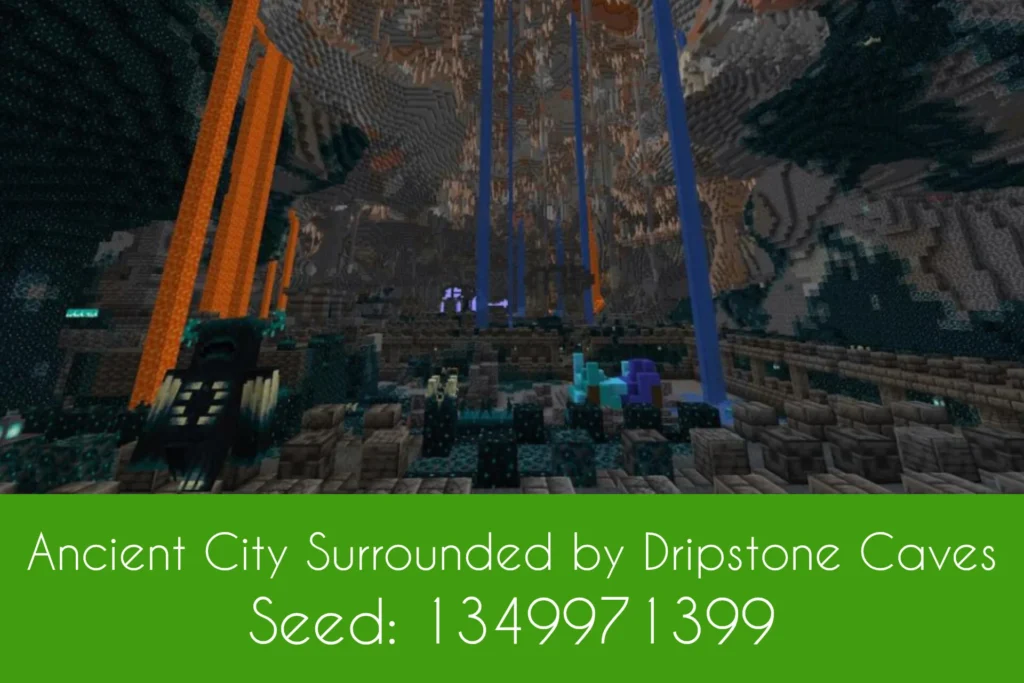 Ancient City Surrounded by Dripstone Caves