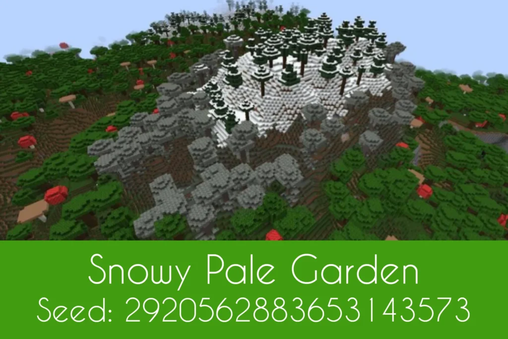 Snowy Pale Garden