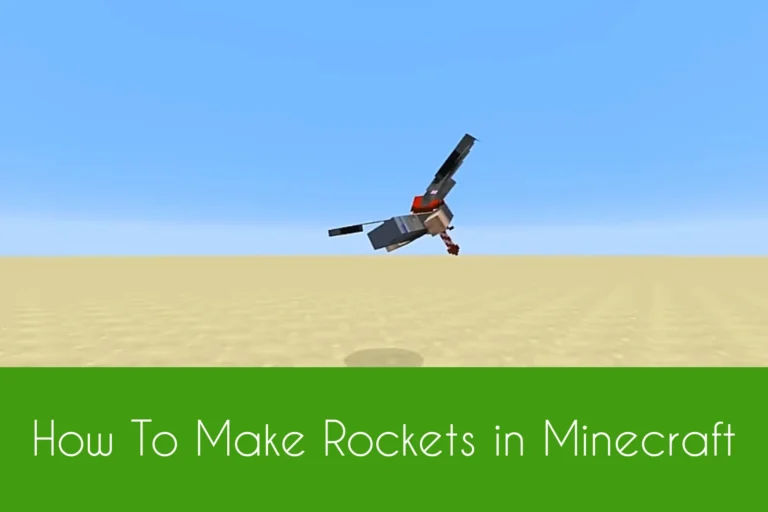 How To Make Rockets in Minecraft