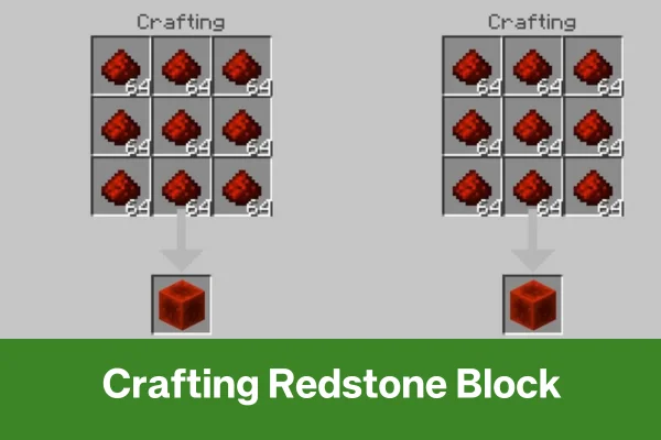 Craft Redstone Block