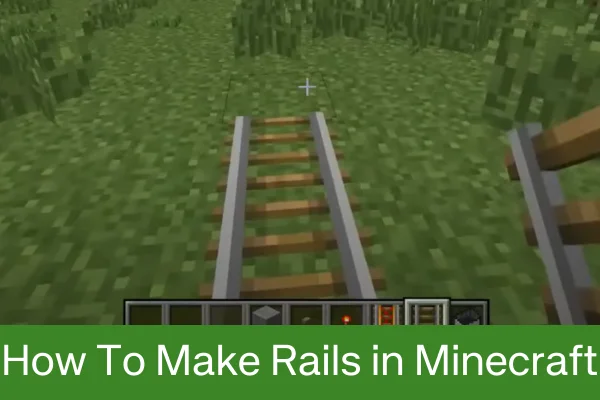 How To Make Rails in Minecraft