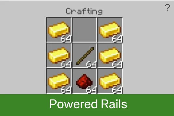 Crafting Powered Rails