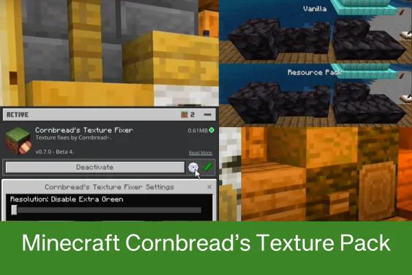 Minecraft Cornbread’s Texture Pack