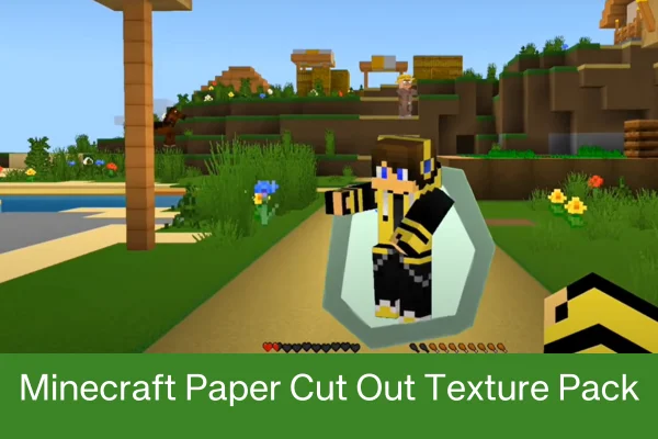 Minecraft Paper Cut Out Texture Pack