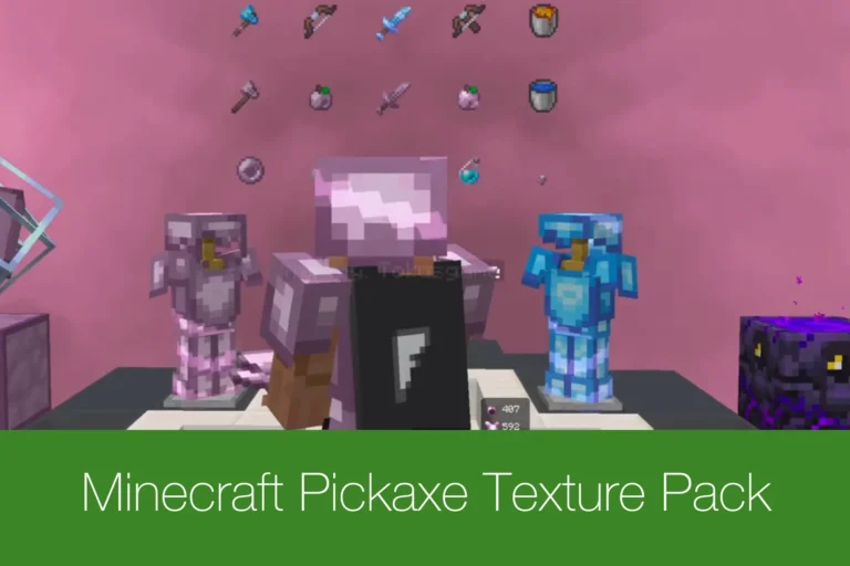 Minecraft Pickaxe Texture Pack
