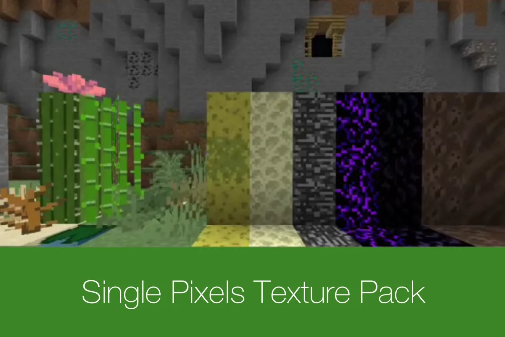 Minecraft Single Pixels Texture Pack