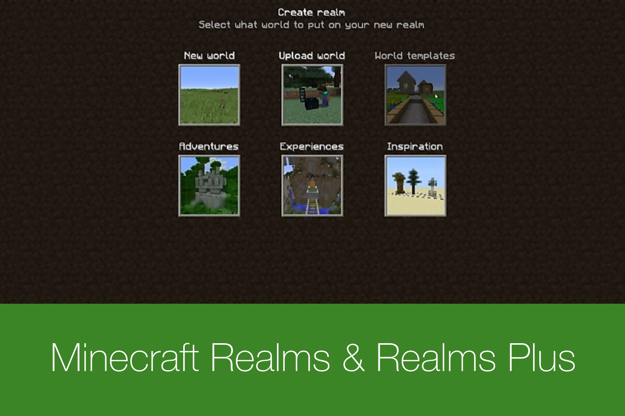 What are Minecraft Realms and Realms Plus?