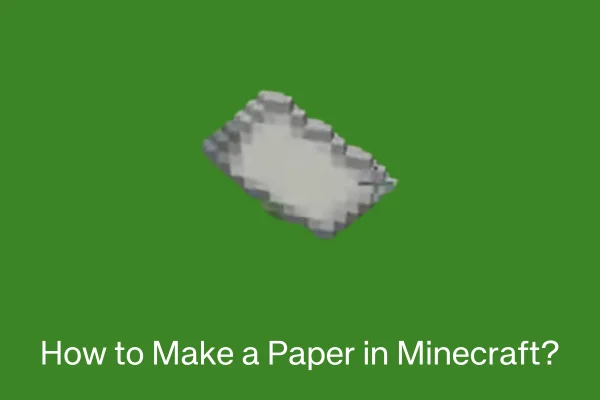 How to Make a Paper in Minecraft?