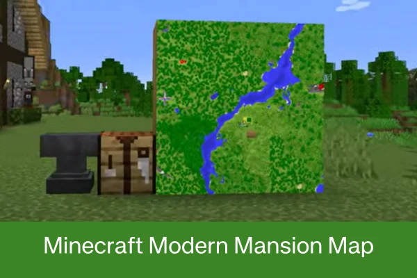 Minecraft Modern Mansion Map