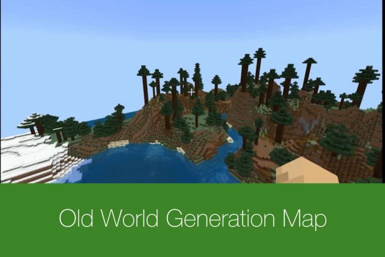 Minecraft Old World Generation Map